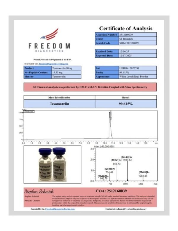 Tesamorelin 10mg